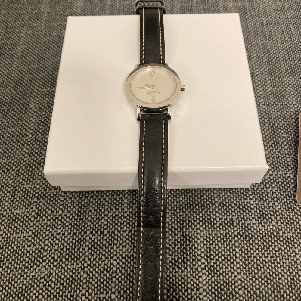 Coach Black and Silver Women's Watch